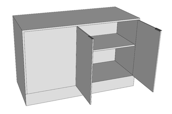 Balcao de Canto Noventa Graus